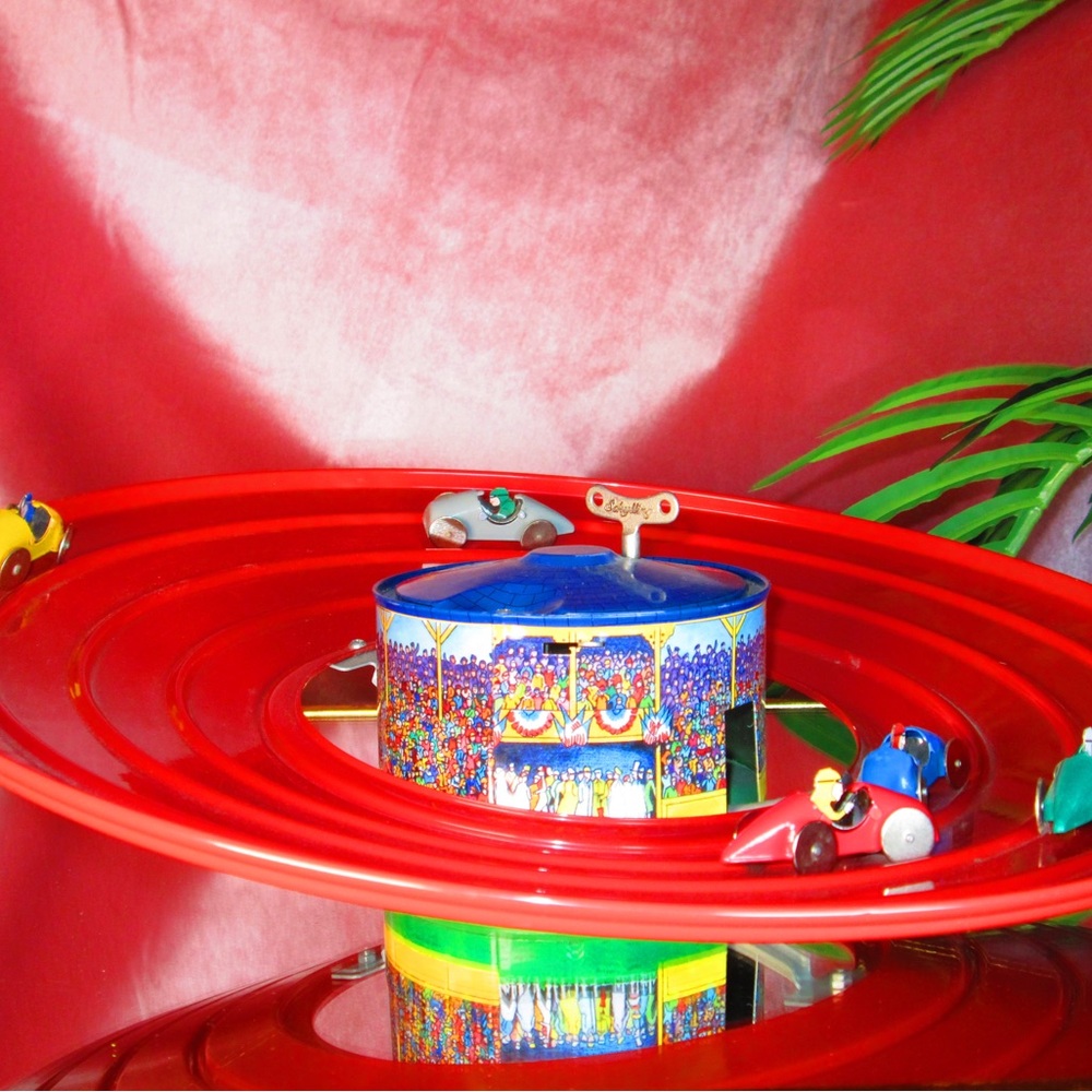 Schylling Speedway Auto Racer Tin Toy Set